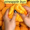 1Pcs Moldable Bounce Squeeze Ball Food-Shaped Stress Ball Pineapple Bun Toy Asmr Sensory Anti Stress Fidget Toys