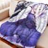 Cartoon Blue Archive Sorasaki Hina Flannel Blanket Cover Warm Soft Anime Blanket Multifunctional Decor Home Universal Blanket