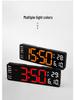 13-inch Minimalist Electronic Clock with Large Font, Multiple Alarms, Temperature & Week Display - Model 6629