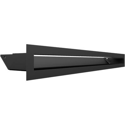 Lüftungsabdeckung LUFT 6x60 schwarz Slim
