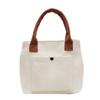Solid Color Canvas Shoulder Bag Multiple Pockets Women Handbag Casual Oxford Tote Bag  Outdoor