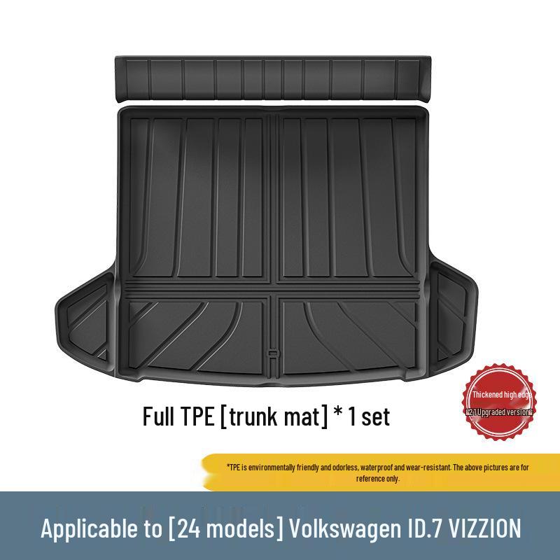 Volkswagen Trunk Mats: TPE All-Environment Mats & Backrest Mats