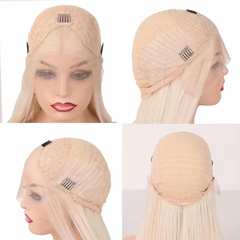 AIMEYA Blue Curly Wigs for Women Synthetic Lace Front Wig Long Loose Curly Blue Wig Heat Resistant Fiber Hair Wig Cosplay Party