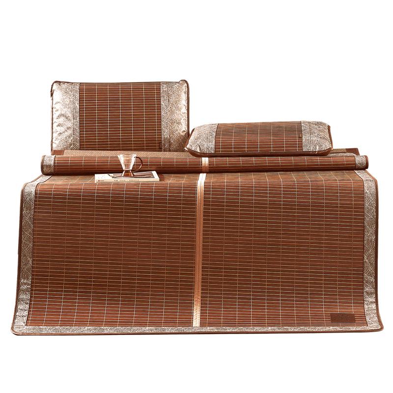 Old Master Craftsman Carbonized Foldable Bamboo Cooling Mat 1.8m Bed (180x200cm)