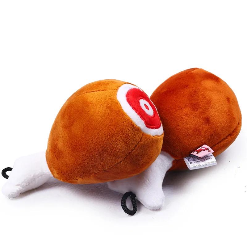 Pets Big Drumsticks Toys Biting Sound Plush Toys Funny Chicken Dog Toy Soft Plush Puppy Sound Toys Bite-resistant Dog Chew Toy
