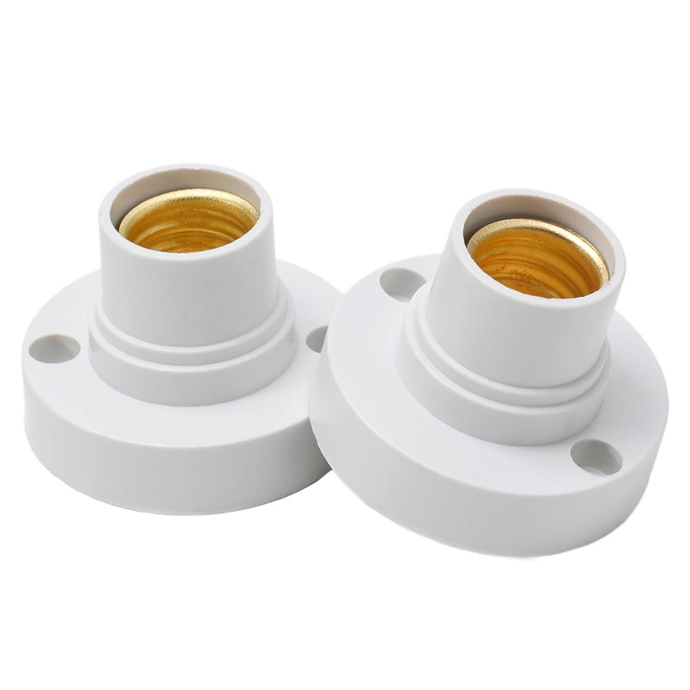 Base Fitting E14 Light Bulb Holder 100-230V Adapter Black Edison Screw Cap Lamp Fixing Replacement Socket Brand New