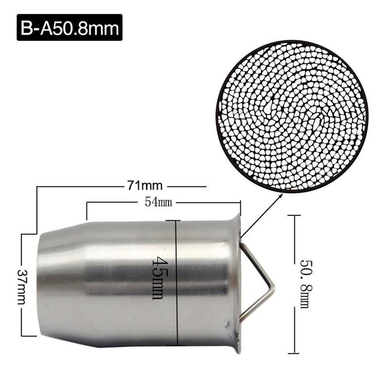 Motorcycle Exhaust Muffler Insert 51mm 60mm Stainless Steel Component for Boosting Back Pressure and Decreasing Exhaust Noise