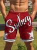 Summer New Comfortable Shorts Fashion and Casual 3D Printed Men's Shorts Are Quick-drying Breathable Comfortable and Comfortable Shorts