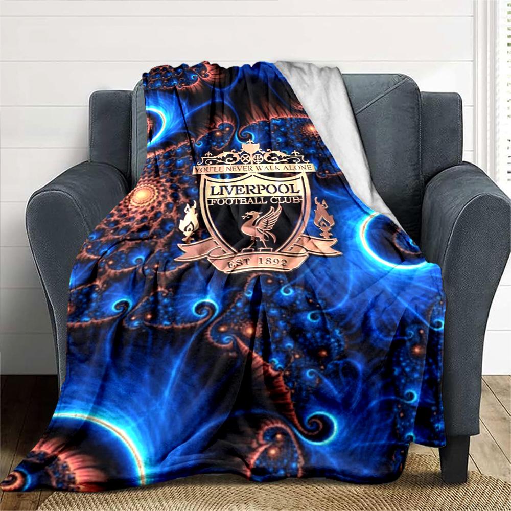 Liverpool Blanket Soft Warm Cozy Perfect for Office Couch Chair for All Seasons Digital Print Ideal Gift for Friends Family Couples Picnic