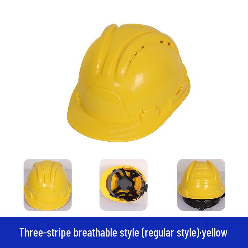 Atmungsaktiver ABS-Schutzhelm für Herren – Dreirippen-Design, verstärkt für erhöhten Schutz