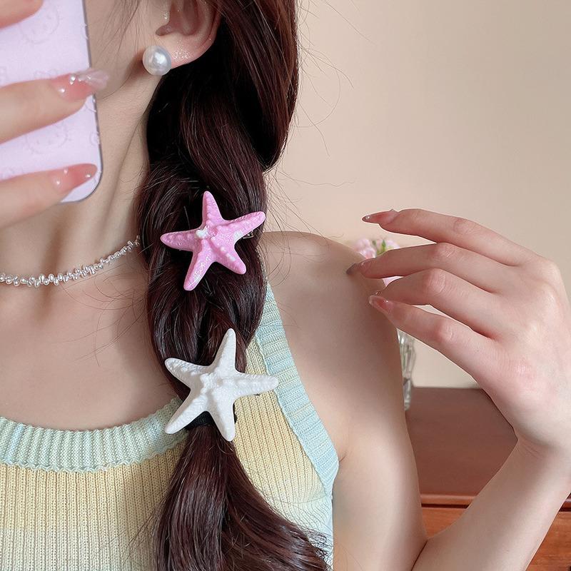 Neue Sommer Strandurlaub Muschel Seestern Haarspangen Haarnadeln Süße Seitenklammer Haarspangen Für Mädchen Koreanisches Ornament Haarschmuck