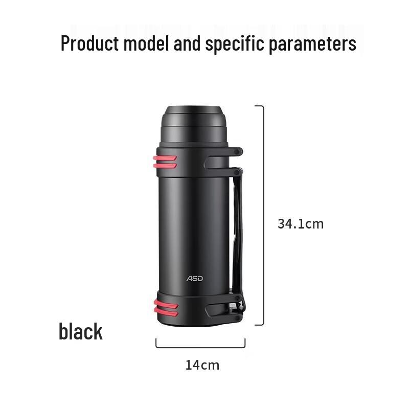 ASD 2L Insulated Stainless Steel Travel Pot
