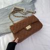 1Pc Ersatile Fashion Niche Large-capacity Tote Bag New Chain Diamond Shoulder Bag High-end Small Fragrant Messenger Bag