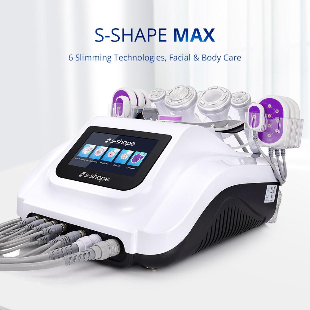 Ultrasound RF EMS Electroporation Vacuum Body Face Care LED Laser Slimming Machine