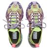 Gucci RUN Fabric High Rebound Low Top Casual Shoes Women's Green Purple 700104 USN10 8390