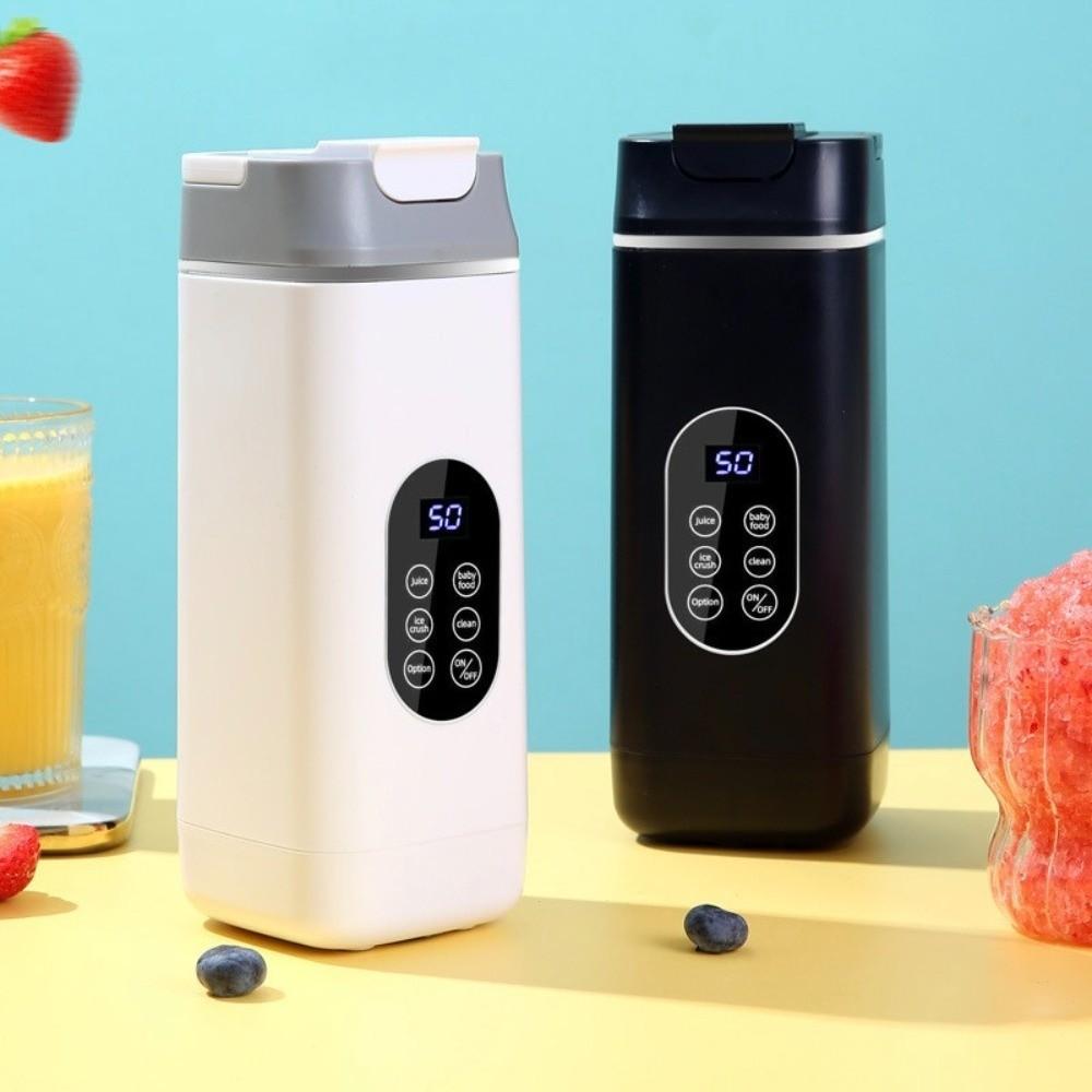 USB Rechargeable Smoothie Blender Electric Display Ice Crusher Electric Juicer Home Use