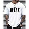 European Sizes Relax Mens TShirt Comfortable Crew Neck Casual Cotton ShortSleeves Soft Breathable Top Menswear Tshirt Summer Spring