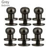 10Pcs Hot Sale Round Garment Rivets Monk Head Screws Brass Nail Cloth Button Bag Shoes Leather Crafts Sewing Accessories