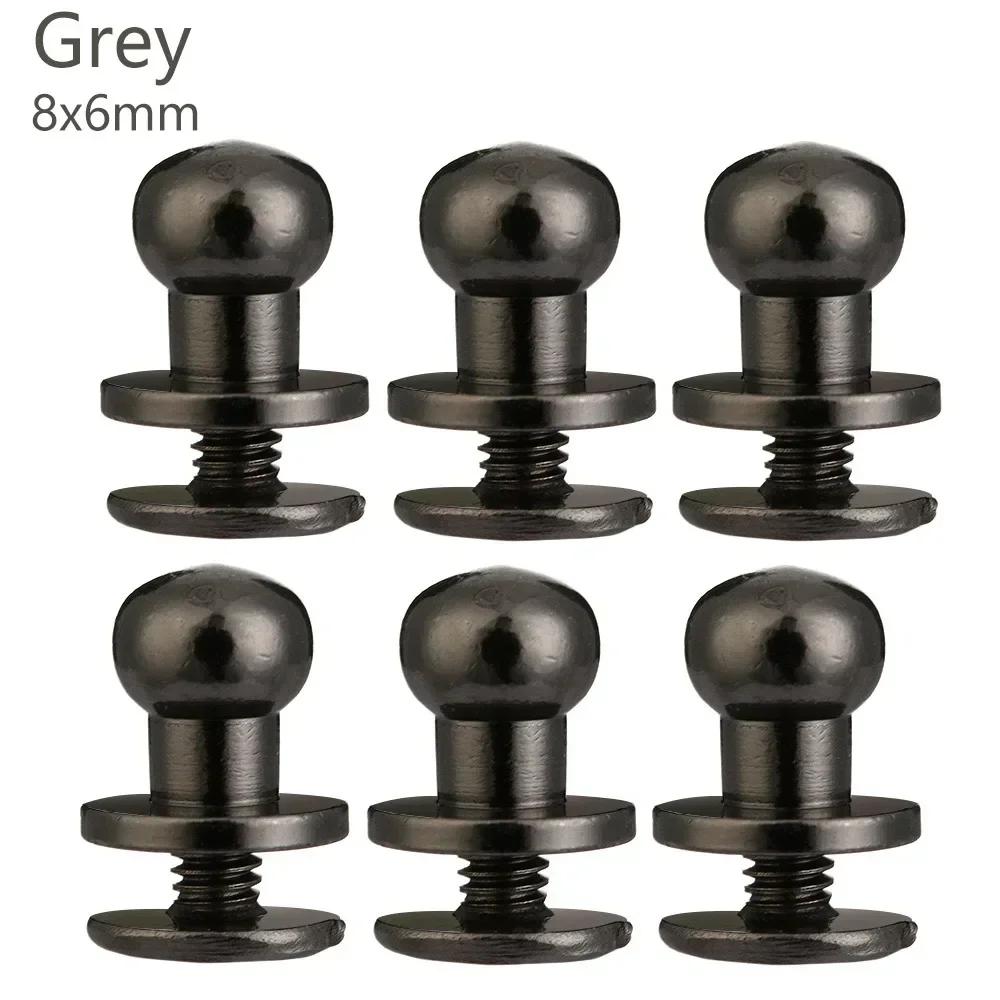 10Pcs Hot Sale Round Garment Rivets Monk Head Screws Brass Nail Cloth Button Bag Shoes Leather Crafts Sewing Accessories