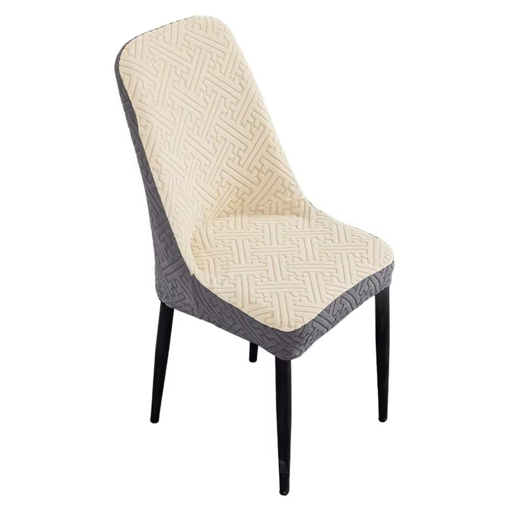 Anti-slip Jacquard Dining Chair Cover High-elastic Integrated Seat Cover  Wedding Party