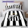 Santos FC Pattern Bedding Set Quilt Cover Pillowcase Home Decor Gift (1 * Duvet Cover + 2 * Pillowcase, Without Core)