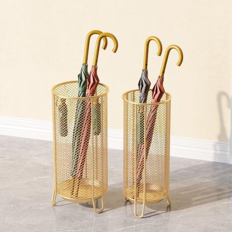 Umbrella Stand Storage Rack for Home and Hotel Lobby Cylinder Umbrella Stand (Small White)