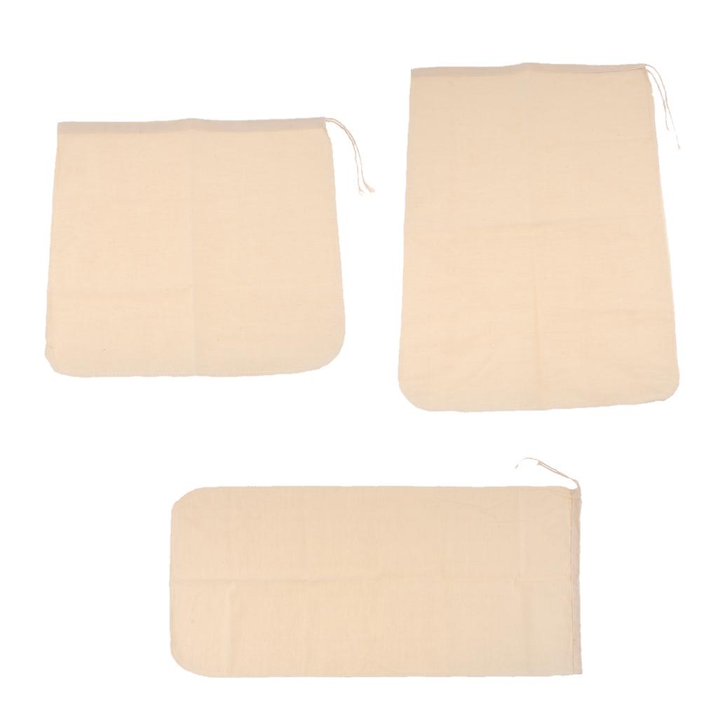 4Pcs 30x30cm Juice Reusable Mesh Strainer Filter Bag Multiple Usage