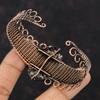 Eudialyt Armreif Kupfer Armspange Drahtumwickelter Armreif Verstellbare Armspange Geschenk für Sie Handgemachter Armreif Edelstein Kupferdraht Schmuck