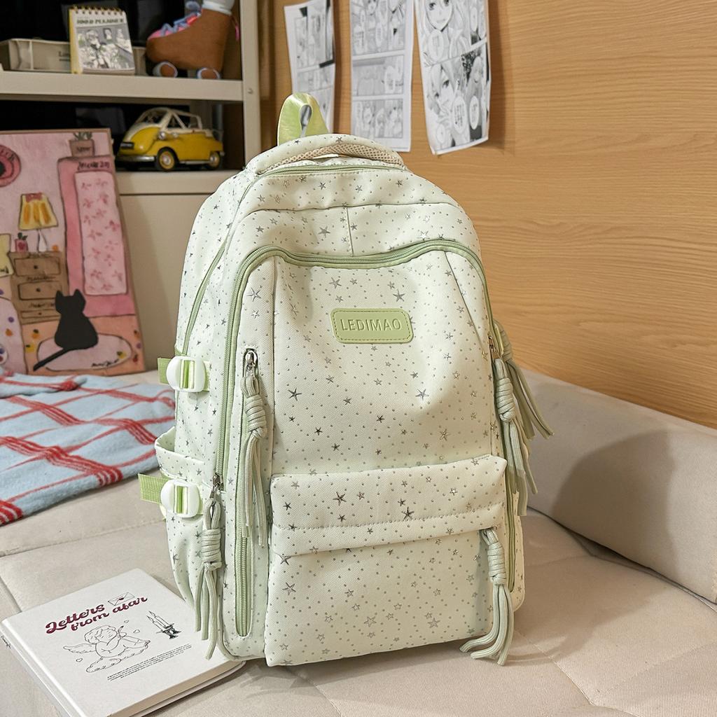 Schoolbagins high-value backpack female cute cartoon middle and high school student schoolbag large capacity small fresh backpack