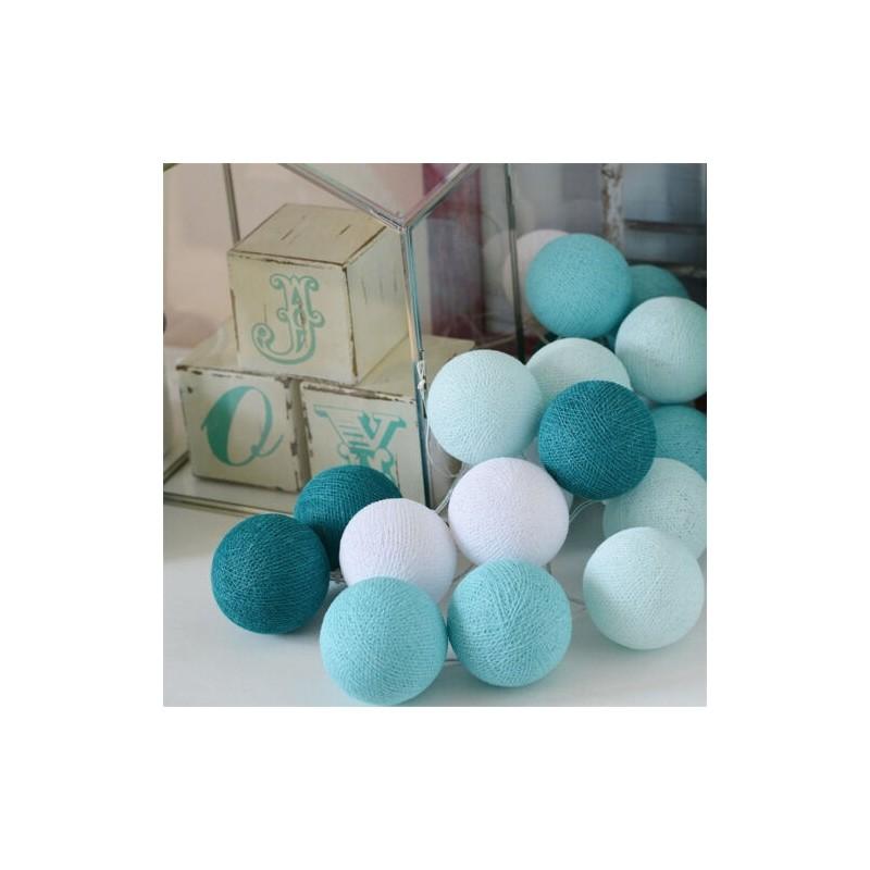 Enchanting 20 Led Colorful Cotton Ball String Lights For Parties And Celebrations