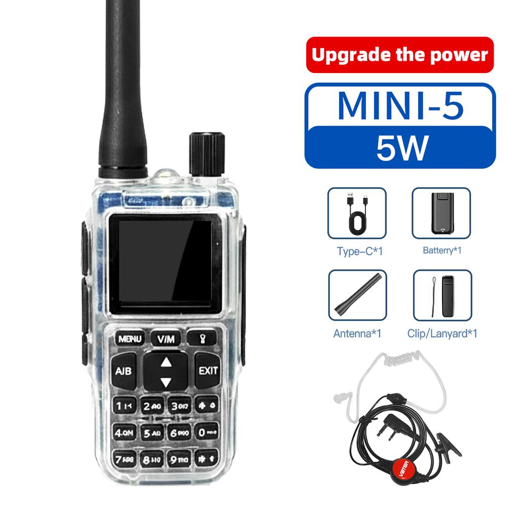 BAOFENG MINI-5 Portable Transceiver Mini Lightweight Anti-interference Clear Sound Civil Two Way Radio Self-driving Outdoor Camp