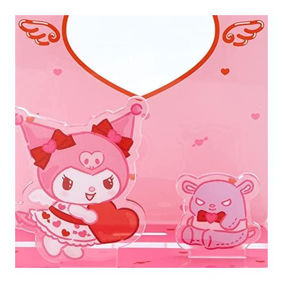 Sanrio Kuromi Acrylic Multi Stand (Cupid) 825140 - Support Your Love with Cupids, Display Your Phone or Photos, Various Fun Uses, Heart Motif