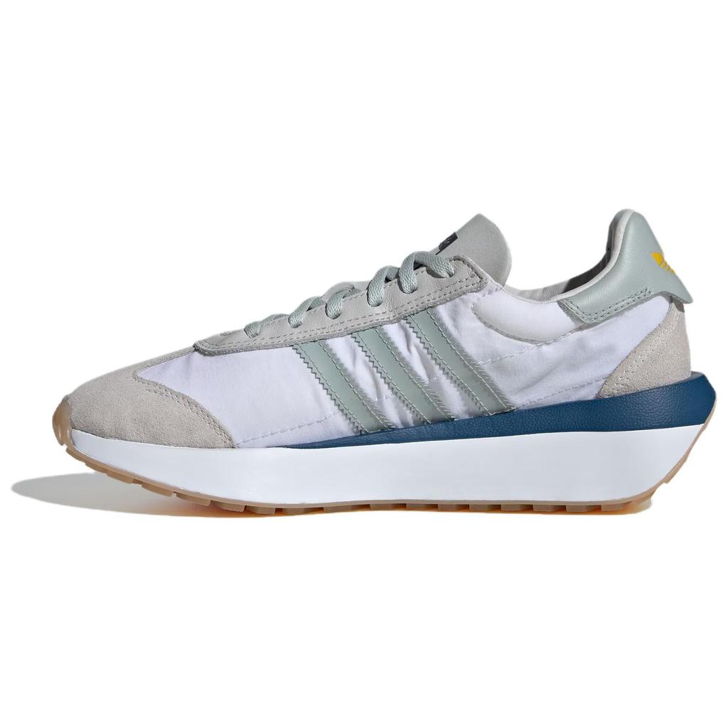 Adidas Originals Country Xlg Leather Suede Classic Retro Non-Slip Durable Low-Top Lifestyle Casual Shoes Unisex sneaker White Gray ID8334