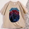Eddie Rock Tour Retro T-Shirt Herren Damen TV-Serie Vintage Unisex T-Shirt Gitarre spielen Grafik-T-Shirts Freizeit Baumwolle Kurzarm