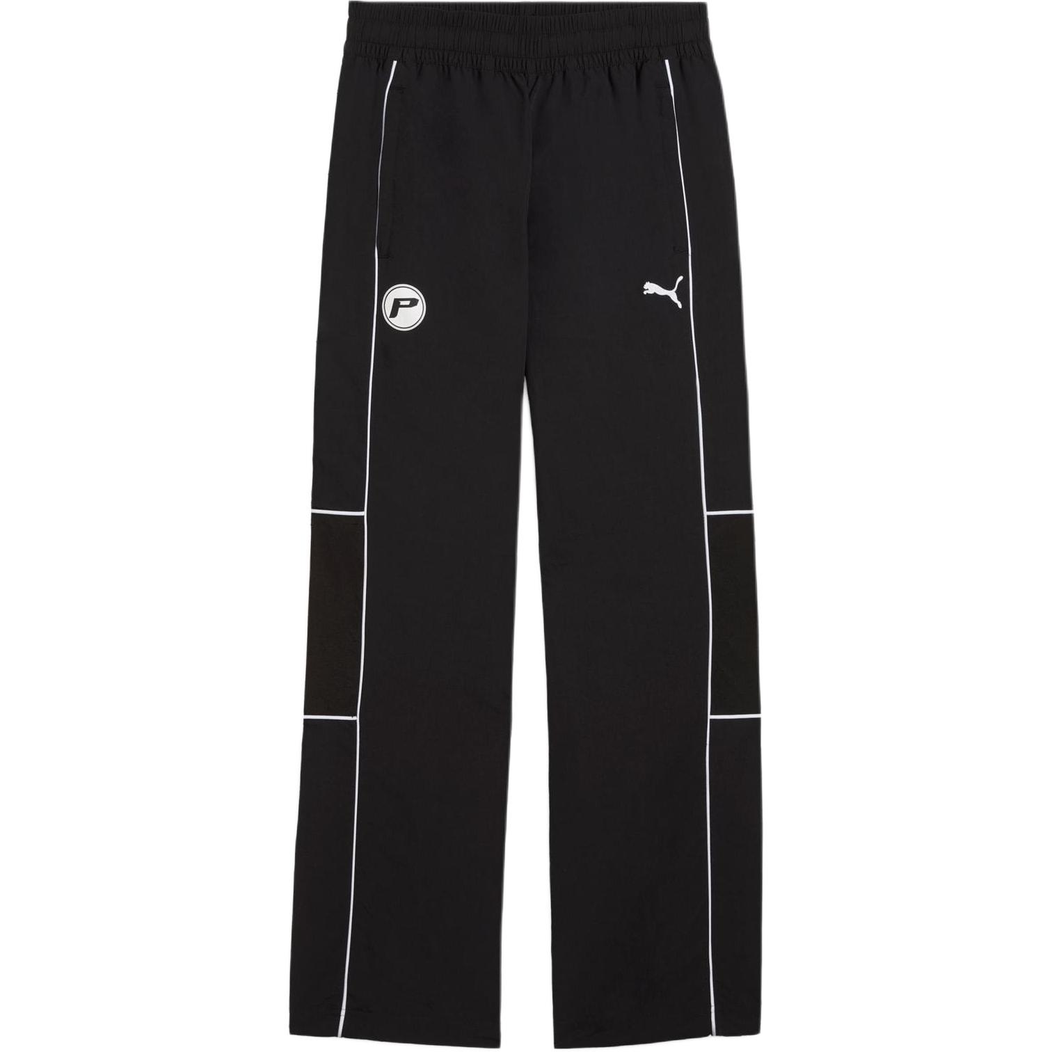 Puma Loose Fit Straight Leg Knit Sports Pants Men bottoms Black 629698-01 XS