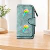 Rainbow Bubble Wand Long Zipper Wallet, Large Capacity Card Holder, Unisex Clutch Bag, Fashionable Zipper Coin Purse, Suitable for Daily Use, A Great