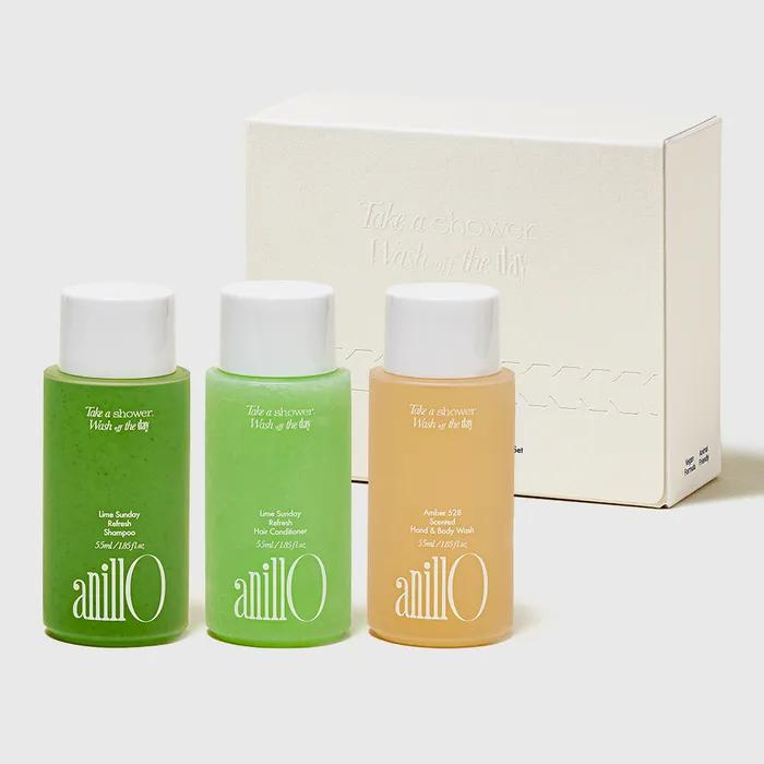 Lime Sunday & Ember 528 Travel Shower Set