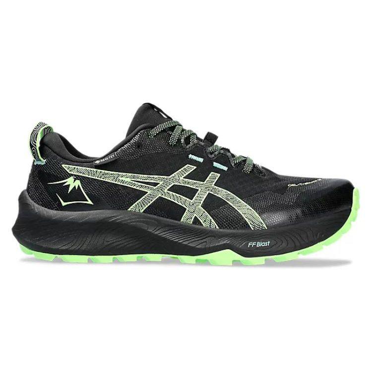 Asics Gel Trabuco 12 GORE-TEX Svart Illuminate Grønn Herre Sneakers 1011B801-001
