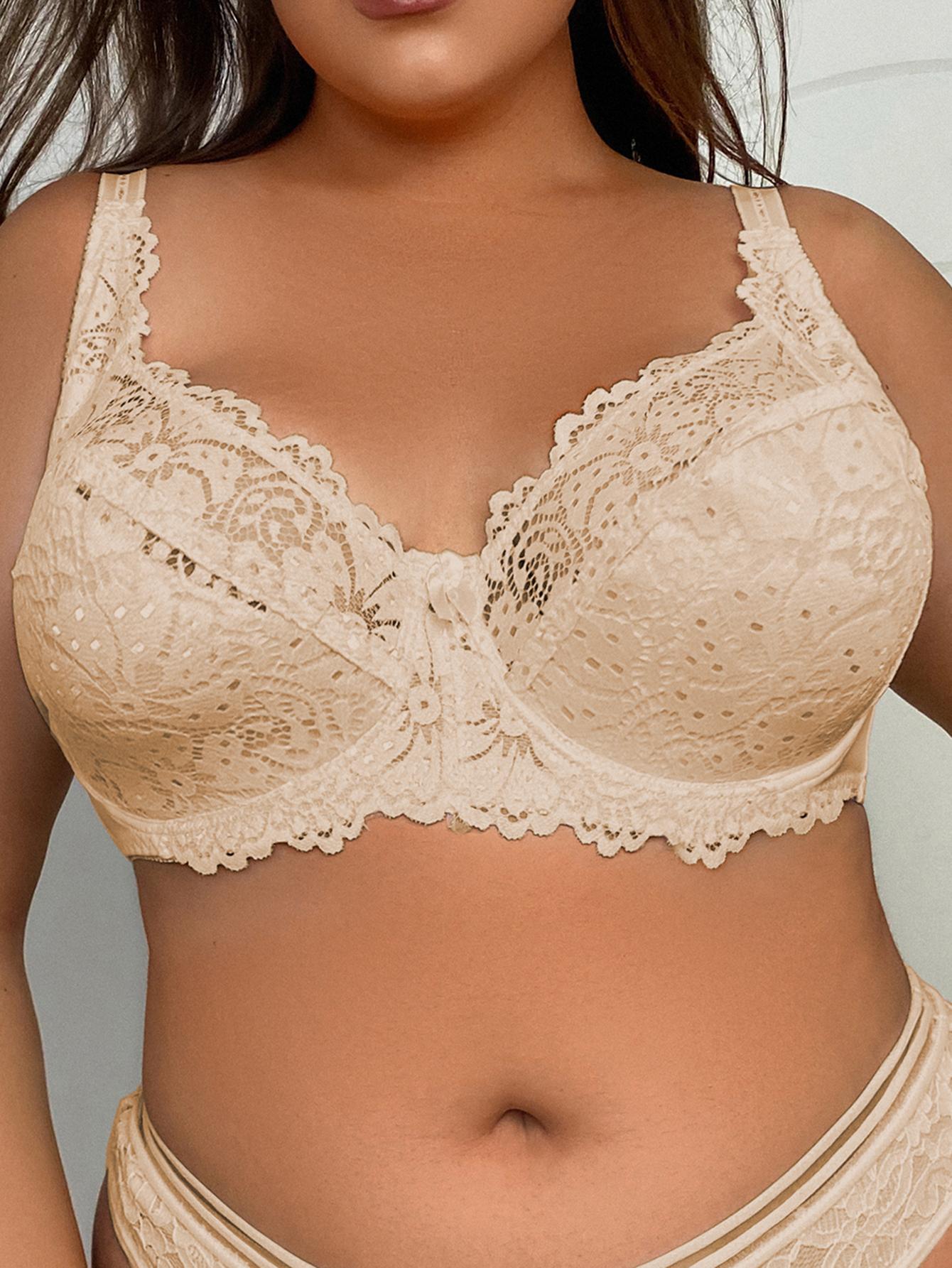 

Сексуальные кружевные дышащие бюстгальтеры для женщин, ультратонкие однотонные бюстгальтеры больших размеров 90E