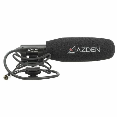 AZDEN SGM-250MX Compact Cinema Microphone with Mini-XLR Connection, Authentic