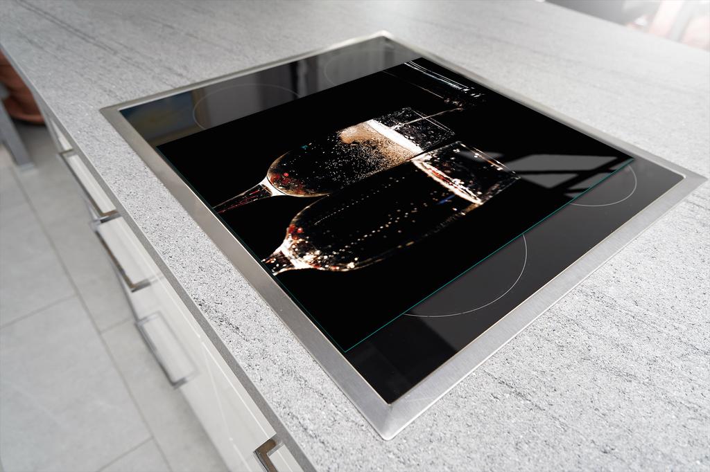 GLAS-SCHNEIDEBRETT 45x52 WEIN