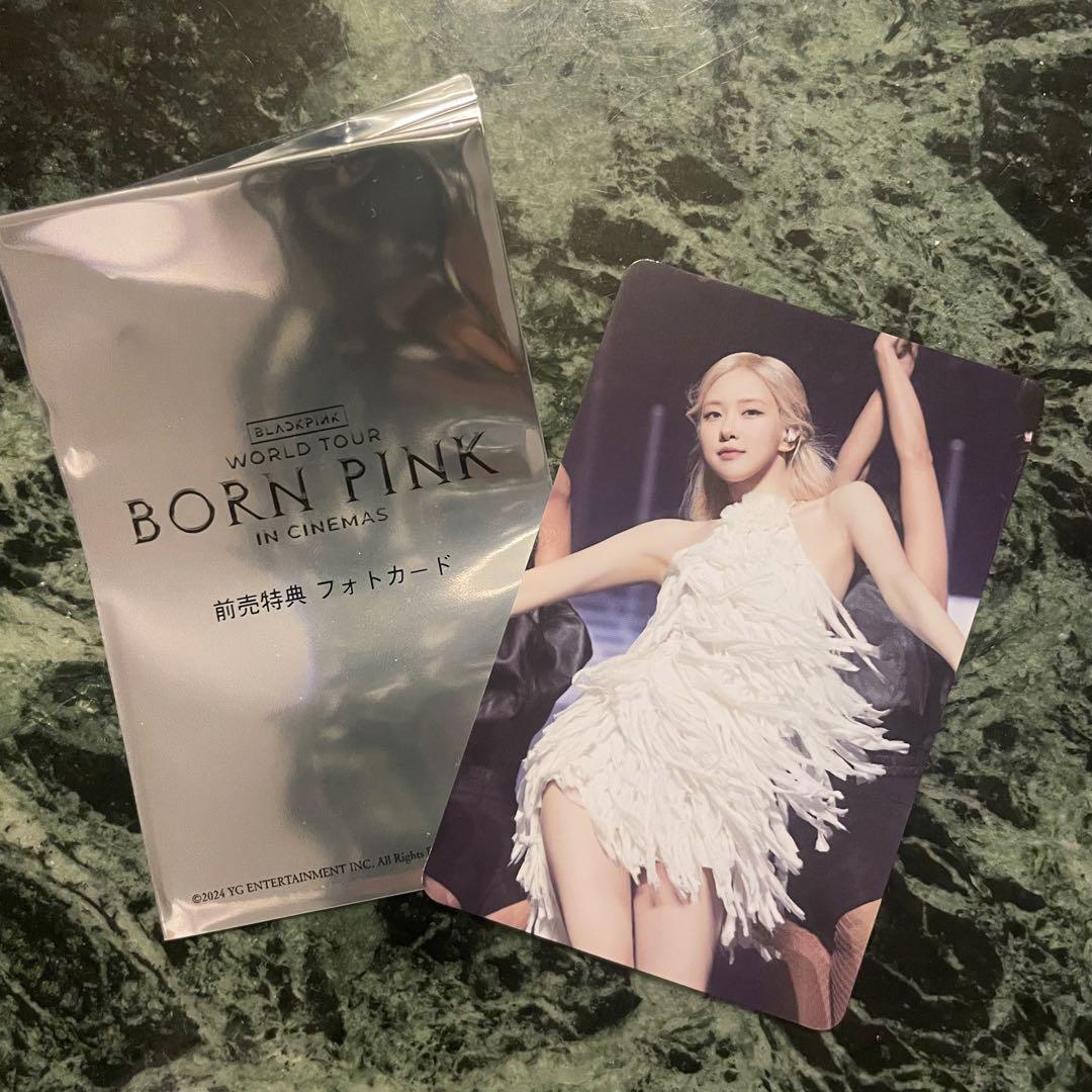 

[Б/У] BLACKPINK Билет в кино Бонусная торговая карточка Розэ
