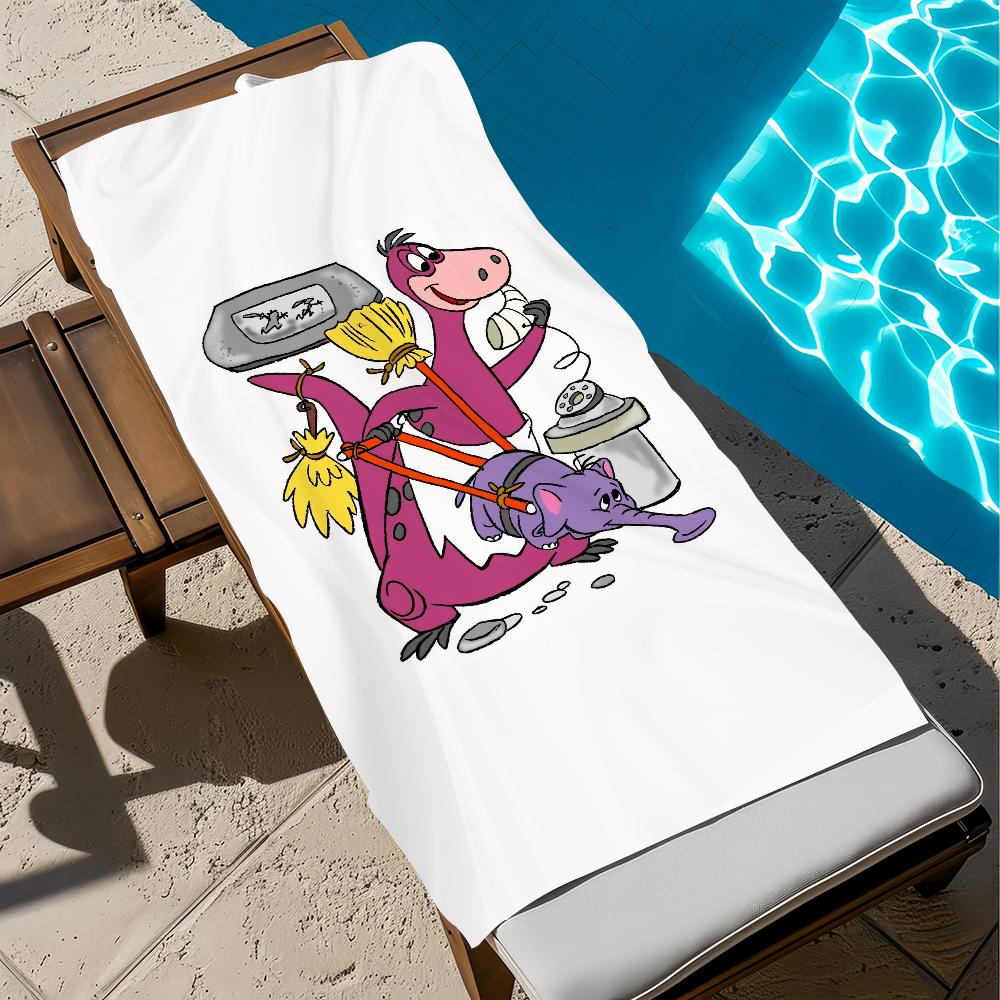 The CARTOON F-Flint-stones Towel Beach Quick Dry Soft Pool Towels Gift for Travel Gym Shower Camping sports