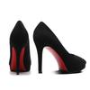 Fashion 2025 NEW Fashion Flock Platform Women Pumps Pointed Toe Sexy Party Shoes Spring Shallow Super High Heels Office Lady Dress Shoes