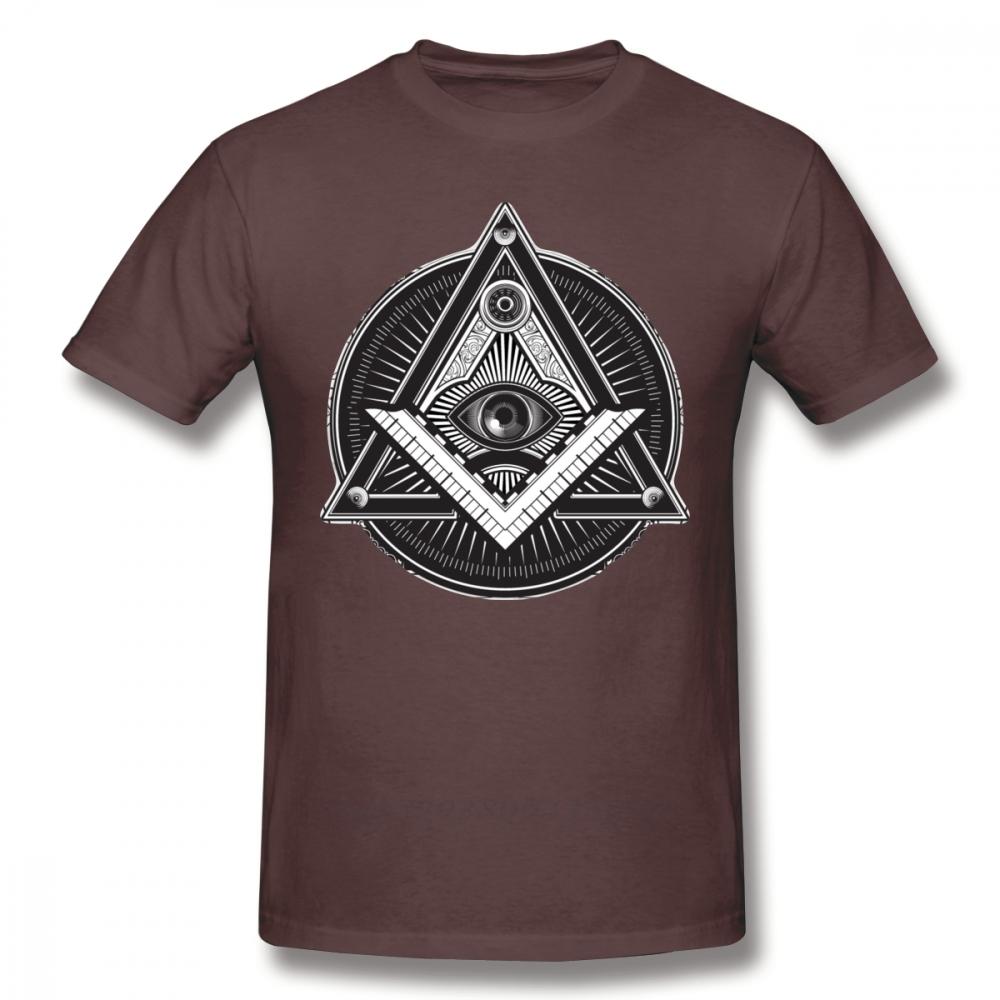 Illuminati T Shirt Illuminati Tshirt Classic Short Sleeves Tee Shirt Graphic 3xl Male Funny 100 Cotton Tshirt