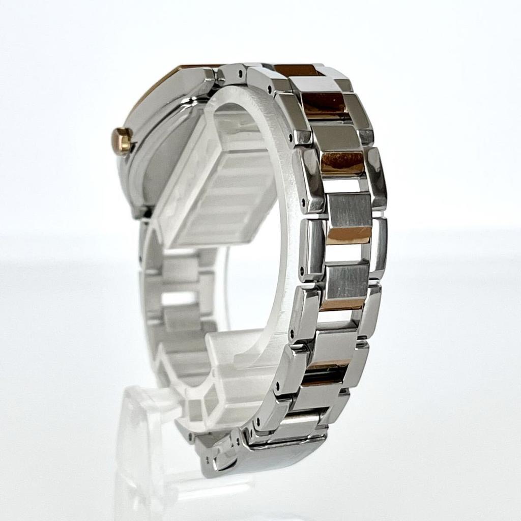 Polished Seiko Lukia Excellent Pink Silver S2360 [Working Condition] Ladies' Watch, Radio-Controlled Solar, Condition, Dial, Gold