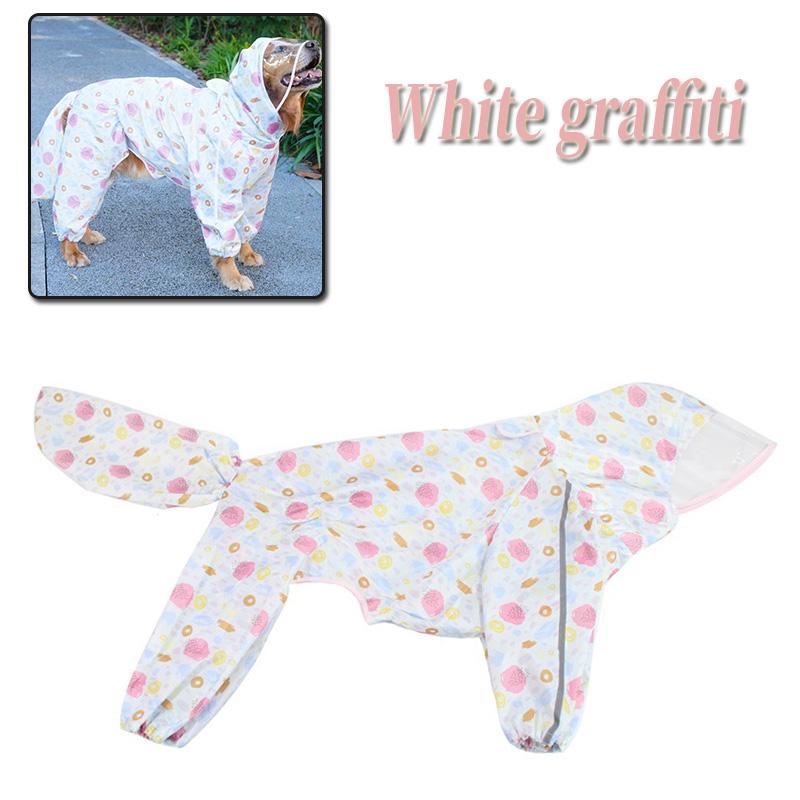 

Dog Raincoat Thin style Raincoat Full Coverage Four-Legged Walking Pet Clothes Golden Retriever Labrador Large Dog Raincoat 8XL