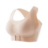 Front Closure Wireless Underwear Cross Back Women Support Brassiere Posture Corrector Bra  Fitness