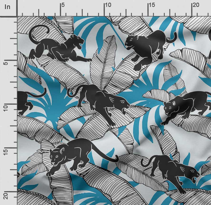 Soimoi Animals Print, Bavlna Cambric, Prošívací tkanina prodávaná The Yard 42 palců široká, bavlněná tkanina střední gramáže, Šicí potřeby,