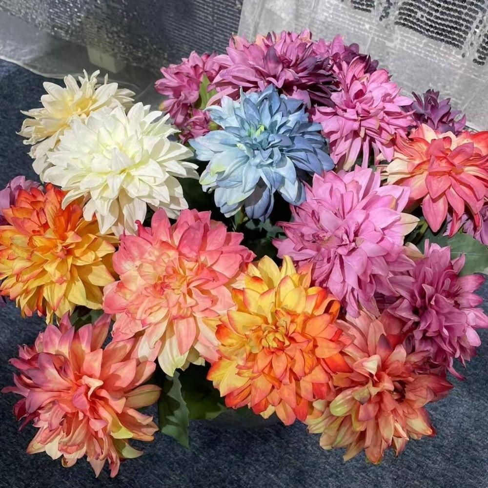 64cm Length Fake False Flowers Festival Party Supplies Bridal Bouquet  Wedding Party Decortion
